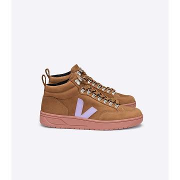 Women's Veja RORAIMA NUBUCK High Tops Coffee | SG 358LIS